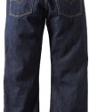 Levi's Boys 8-20 527 Loose Fit Bootcut Jean Husky, ORIGIN, 8 Husky