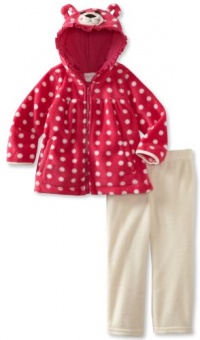 Nannette Baby-Girls Infant 2 Piece Bear Polar Hoodie Set, Pink, 18 Months Nannette Baby-Girls Infant 2 Piece Bear Polar Hoodie Set, Pink, 18 Months