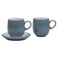 Denby Azure Large Curve Mugs, Set of 4 Denby Azure Large Curve Mugs, Set of 4
