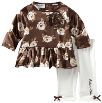 Calvin Klein Baby-Girls Infant Flower Print Top With Legging Calvin Klein Baby-Girls Infant Flower Print Top With Legging