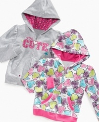 She can turn up her hood on this So Jenni hoodie for a cozy look that meshes with her cute style. (Clearance) She can turn up her hood on this So Jenni hoodie for a cozy look that meshes with her cute style. (Clearance)
