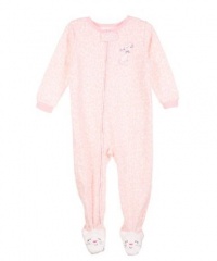 Carter's Girls Fleece Kitten Fleece 2011 Footed Pajamas - Kids Sizes 4 through 7 Carter's Girls Fleece Kitten Fleece 2011 Footed Pajamas - Kids Sizes 4 through 7