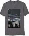 You'll change your view of casual style with this graphic t-shirt from Kenneth Cole Reaction.