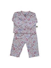 Noa Lily Kimono, Large hearts, Newborn Noa Lily Kimono, Large hearts, Newborn