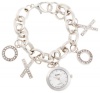 XOXO Women's XO7017 Silver Dial Silver-tone Charm Watch