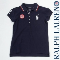 Olympics Ralph Lauren London 2012 USA Youth Girls #2 Mesh Polo - Navy Blue (Small) Olympics Ralph Lauren London 2012 USA Youth Girls #2 Mesh Polo - Navy Blue (Small)