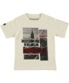 Sean John City Grid T-Shirt (Sizes 2T - 4T) - off white, 4t