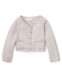 Pearls & Popcorn Infant Girls' Cardigan Sweater - Sizes 6-36 Months Pearls & Popcorn Infant Girls' Cardigan Sweater - Sizes 6-36 Months