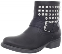 Steve Madden Women's Outtlaww Ankle Boot,Black Leather,8 M US Steve Madden Women's Outtlaww Ankle Boot,Black Leather,8 M US