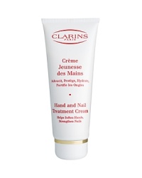 The indispensable hand and nail treatment cream formulated to preserve the smooth, supple appearance of hands. The indispensable hand and nail treatment cream formulated to preserve the smooth, supple appearance of hands.