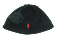 Polo Ralph Lauren Solid Cold Weather Hat Black OS (4-7) Polo Ralph Lauren Solid Cold Weather Hat Black OS (4-7)