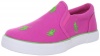 Polo by Ralph Lauren Bal Harbour Repeat Sneaker (Toddler/Little Kid/Big Kid),Belmont Pink/Green,2 M US Little Kid