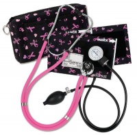 Prestige Medical A2-prb Sprague / Sphygmomanometer Kit with Carrying Case Pink Ribbon Black Prestige Medical A2-prb Sprague / Sphygmomanometer Kit with Carrying Case Pink Ribbon Black