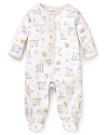 The pointy-eared bunny pals on this footie will keep baby company while he (hopefully) sleeps through the night.