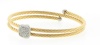 Designer Inspired Stainless Steel Wrap Bracelet-Gold