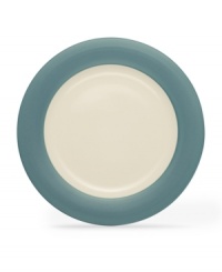 Make everyday meals a little more fun with Colorwave dinnerware from Noritake. Mix and match this turquoise-rimmed platter with coupe and square pieces for a tabletop that's endlessly stylish. Make everyday meals a little more fun with Colorwave dinnerware from Noritake. Mix and match this turquoise-rimmed platter with coupe and square pieces for a tabletop that's endlessly stylish.