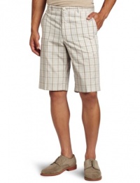 Perry Ellis Men's Ombre Plaid Flat Front Short Perry Ellis Men's Ombre Plaid Flat Front Short