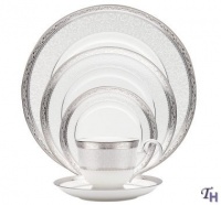 Noritake Odessa Platinum 5-Piece Place Setting