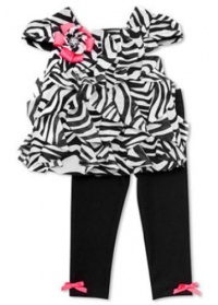 Rare Editions Infant Zebra Print Shirt and Legging Set 3 Months - 6 Months (6 months) Rare Editions Infant Zebra Print Shirt and Legging Set 3 Months - 6 Months (6 months)