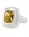 Effy Jewlery Sterling Silver Citrine Ring, 3.84 TCW Ring size 7