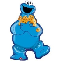 SESAME STREET COOKIE MONSTER JUMBO MYLAR PARTY BALLOON SUPER SHAPE SESAME STREET COOKIE MONSTER JUMBO MYLAR PARTY BALLOON SUPER SHAPE
