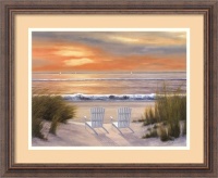 Paradise Sunset by Diane Romanello, Framed Print Art - 18.3 x 22.3 Paradise Sunset by Diane Romanello, Framed Print Art - 18.3 x 22.3