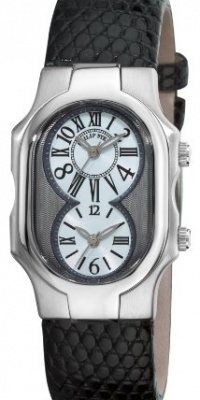 Philip Stein Women's 1-MGW-ZB Signature Black Lizard Strap Watch Philip Stein Women's 1-MGW-ZB Signature Black Lizard Strap Watch