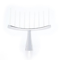 Celebrate the Festival of Lights with this stunning, modern take on the traditional Menorah. A great compliment to this item is the Kiddush Cup by Nambe. Celebrate the Festival of Lights with this stunning, modern take on the traditional Menorah. A great compliment to this item is the Kiddush Cup by Nambe.
