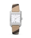 With an iconic Burberry Nova Check band and a textured, silversunray dial, this watch is an instant classic.