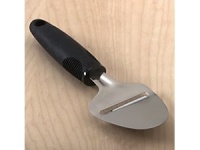 This cheese plane has a sharp blade for cutting thin slices of any cheese--even the hard varieties. And the flexible spring-steel head allows you to slice at any angle. The soft handle won't slip as you slice, and the tapered design has an elegant look that's perfect for entertaining. This cheese plane has a sharp blade for cutting thin slices of any cheese--even the hard varieties. And the flexible spring-steel head allows you to slice at any angle. The soft handle won't slip as you slice, and the tapered design has an elegant look that's perfect for entertaining.