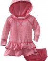 Roxy Kids Baby-girls Infant Toasty Knit Dress, Berry Pop, 24 Months