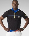 Expertly crafted from moisture-wicking microfiber with mesh insets and reflective graphics, this half-zip mockneck is designed for maximum performance and comfort.