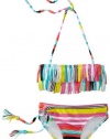 Roxy Kids Girls 2-6X Fringe Bandeau Set, Moroccan Mint, 4
