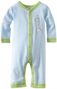 ABSORBA Baby-Boys Newborn One Piece Loungewear, Blue, 3-6 Months ABSORBA Baby-Boys Newborn One Piece Loungewear, Blue, 3-6 Months