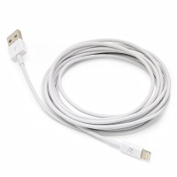 Aduro USB to Lightning Extra Long 10-FEET Charge & Sync Cable fits all Apple Devices with Lightning Connector - iPhone 5, iPad 4, iPad Mini, New iPod Touch and Nano (White) Retail Packaging Aduro USB to Lightning Extra Long 10-FEET Charge & Sync Cable fits all Apple Devices with Lightning Connector - iPhone 5, iPad 4, iPad Mini, New iPod Touch and Nano (White) Retail Packaging