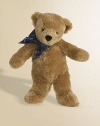 Soft, silky and oh so cuddly, this classic bear comes with a bright plaid bow tie. 17 high Polyester; surface clean Imported Recommended for all ages