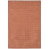 Couristan Recife Saddle Stitch Indoor/Outdoor Area Rug - Terra Cotta/Natural, 7.6 ft. Square