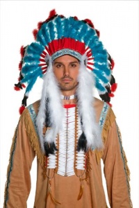 Smiffy's Unisex-Adult Indian Headdress Smiffy's Unisex-Adult Indian Headdress