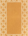 Liora Manne Spello Chain Border Rug, 42-Inch by 66-Inch, Orange