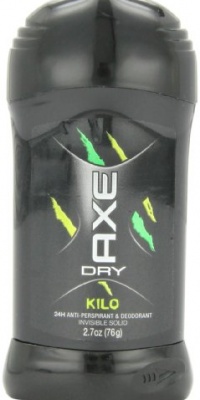 AXE DRY AntiPerspirant & Deodorant, Invisible Solid, Kilo 2.7oz. (Pack of 4) AXE DRY AntiPerspirant & Deodorant, Invisible Solid, Kilo 2.7oz. (Pack of 4)