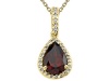 Genuine Garnet Pendant by Effy Collection® in 14 kt Yellow Gold LIFETIME WARRANTY