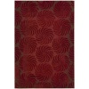 Contour CON07 Rectangle Rug, Flame, 3.6-Feet by 5.6-Feet