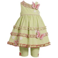 Bonnie Baby-Girls Newborn Butterfly Legging Set, Green, 3-6 Months Bonnie Baby-Girls Newborn Butterfly Legging Set, Green, 3-6 Months