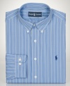 Always a crisp classic, this striped shirt from Polo Ralph Lauren brings heritage style to your work wardrobe.