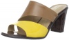 Naturalizer Women's Dea Sandal,Brown/Yellow,11 M US