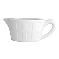 Architectural, white Limoges china with subtle relief patterns. Inspired by the coffered ceilings of Renaissance castles, its geometric motif emphasizes the sense of depth and quality of the material. Accessories shown: Beverage server, creamer, sugar, soup bowl. Architectural, white Limoges china with subtle relief patterns. Inspired by the coffered ceilings of Renaissance castles, its geometric motif emphasizes the sense of depth and quality of the material. Accessories shown: Beverage server, creamer, sugar, soup bowl.