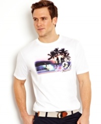 This graphic t-shirt from Nautica is a style reminder of what the summer is all about. This graphic t-shirt from Nautica is a style reminder of what the summer is all about.