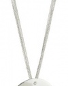 Kenneth Cole New York Modern Ombre Shiny Silver Long Pendant Necklace