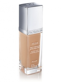 DIORSKIN NUDE NEW FRESH GLOW HYDRATING MAKEUP SPF 10 A complexion revolution. Light as air on your skin. Fresh, weightless texture and finish in a formula that hydrates the skin as it conceals imperfections and creates a radiantly natural, true-life glow. Creates the illusion of ideal, flawless, bare skin. DIORSKIN NUDE NEW FRESH GLOW HYDRATING MAKEUP SPF 10 A complexion revolution. Light as air on your skin. Fresh, weightless texture and finish in a formula that hydrates the skin as it conceals imperfections and creates a radiantly natural, true-life glow. Creates the illusion of ideal, flawless, bare skin.