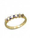 Effy Jewlery 14K Yellow Gold Tanzanite Ring, .31 TCW Ring size 7